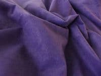 Faux Suede Suedette 100% Polyester Fabric Materia 170g - PURPLE
